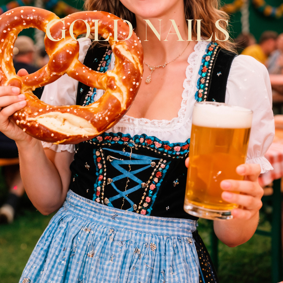 Strahle beim Oktoberfest mit perfekten Nägeln & Wimpernverlängerung
